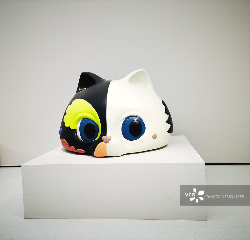 黑白猫图片素材