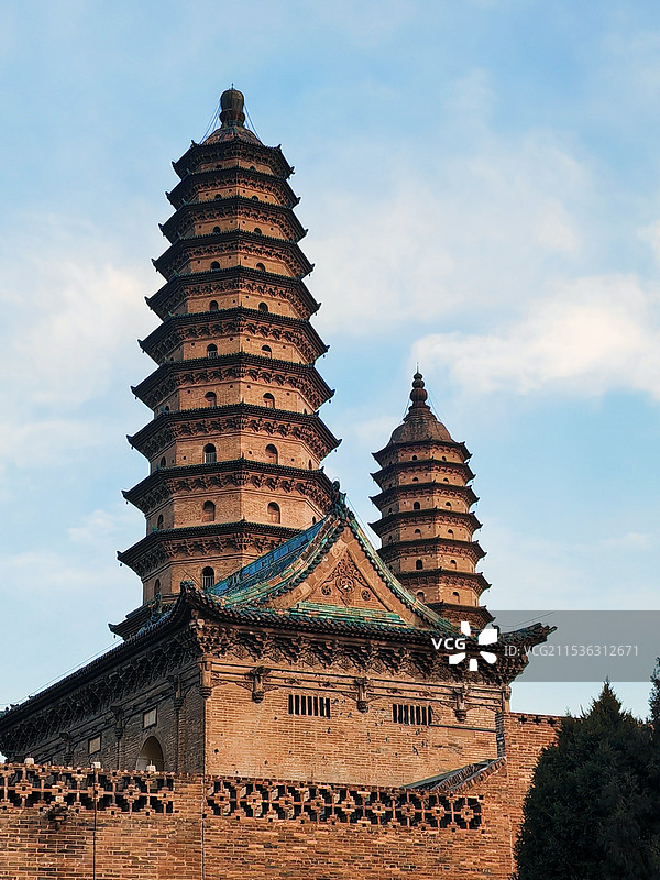 太原双塔寺（永祚寺）图片素材