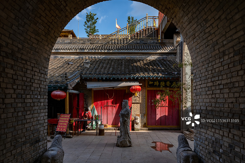 河南省三门峡地坑院与民俗文化园图片素材