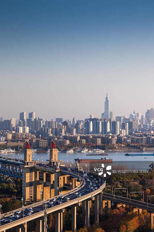 南京长江大桥图片素材