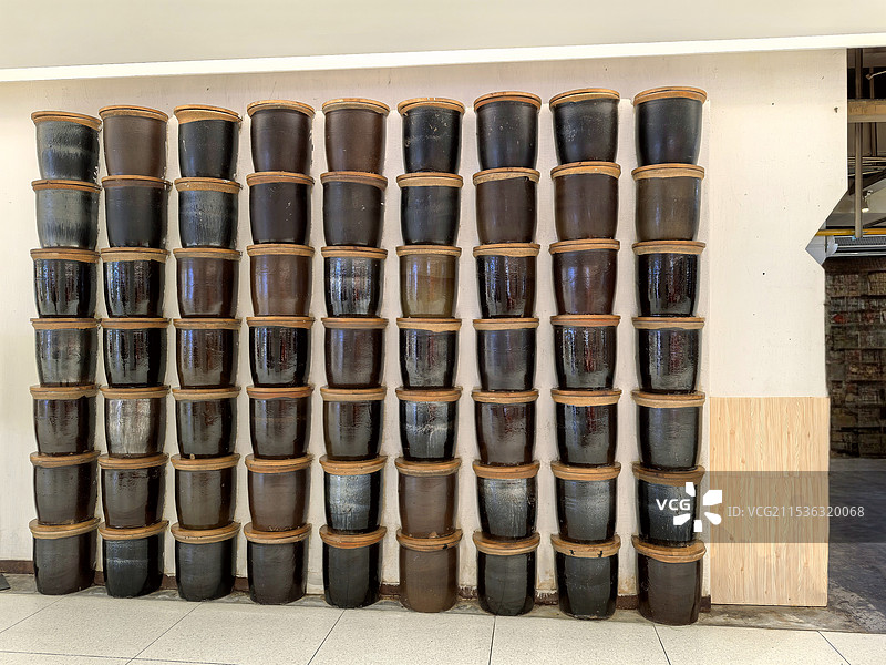 西安袁家村特色小吃餐饮文化创意园区图片素材