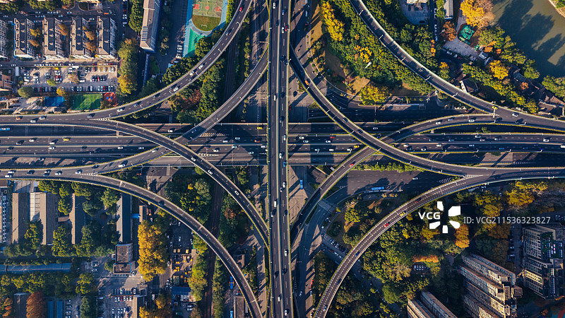 双桥门立交桥图片素材