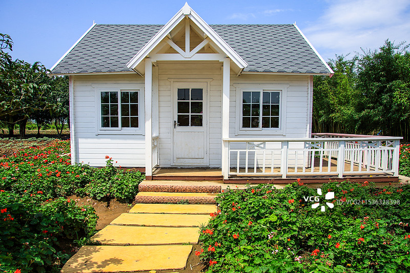 花园木屋图片素材