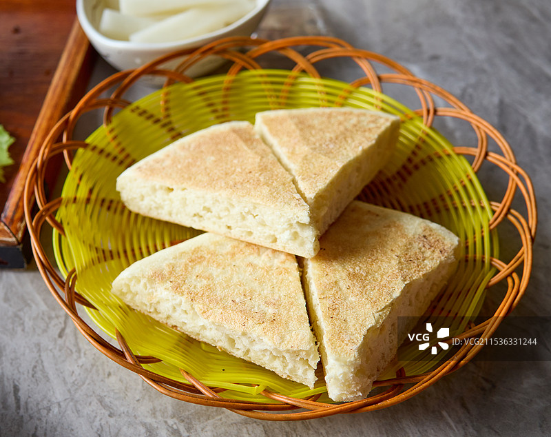 西北特色锅盔图片素材