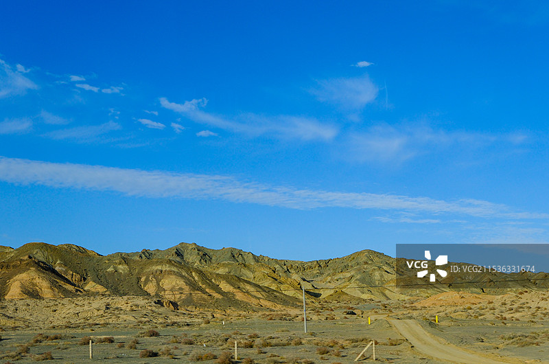 中国甘肃连霍高速敦煌至嘉峪关段河西走廊沿途风光，丹霞地貌，甘肃酒泉市，河西走廊，赤金峡景区，丹图片素材