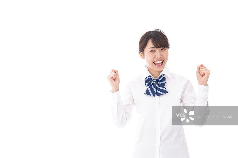 欢欣鼓舞的学生/通过考试的学生图片素材