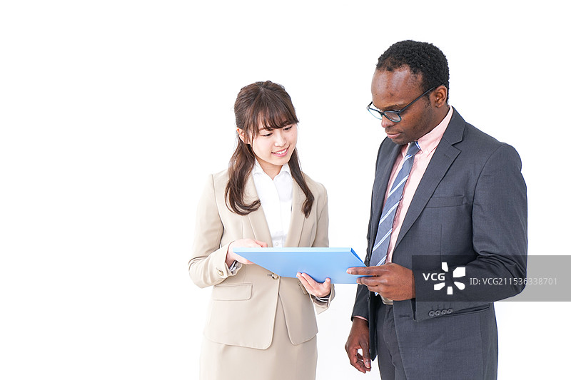 商务人士正在开会图片素材