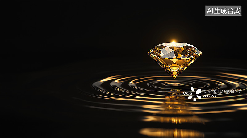 【AI数字艺术】钻石珠宝图片素材