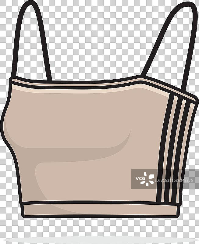 色彩鲜艳的不对称女性健身胸罩设计图片素材