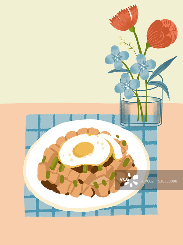 葡式免治牛肉饭图片素材