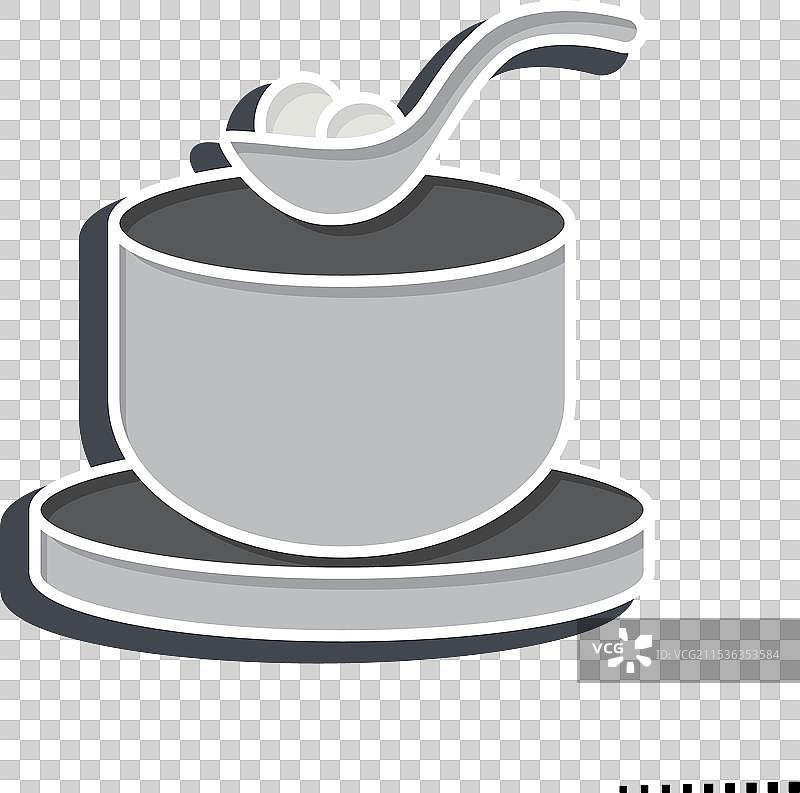 与俄罗斯相关的光泽红菜汤图标图片素材