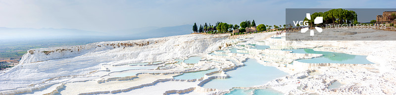 土耳其代尼兹利省旅游胜地棉花堡风光图片素材