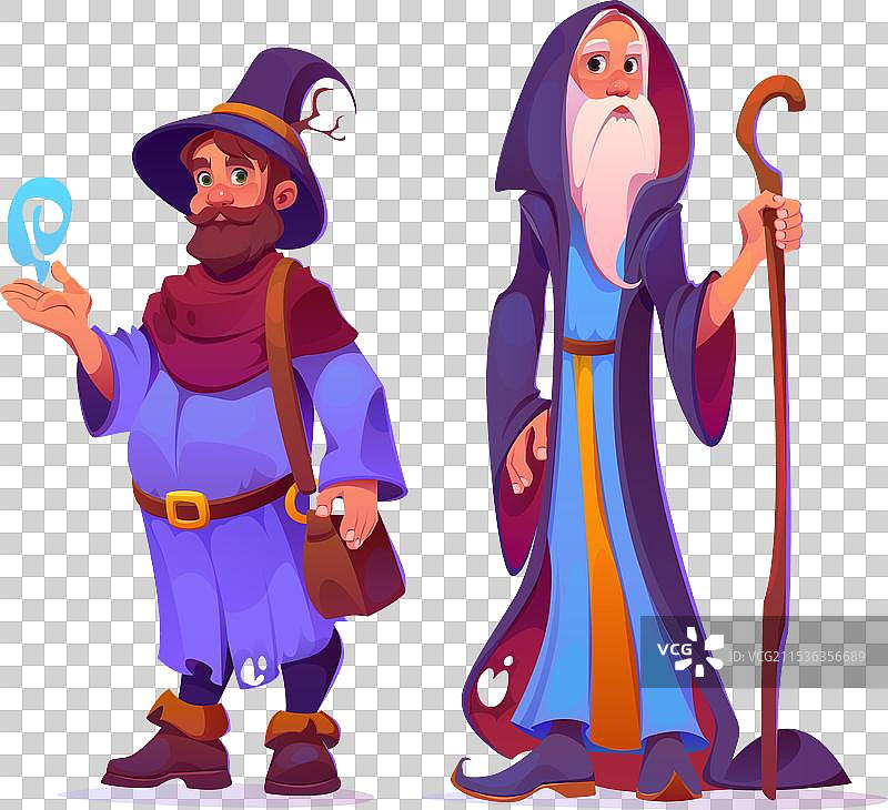 神秘的巫师，拥有巫术力量图片素材