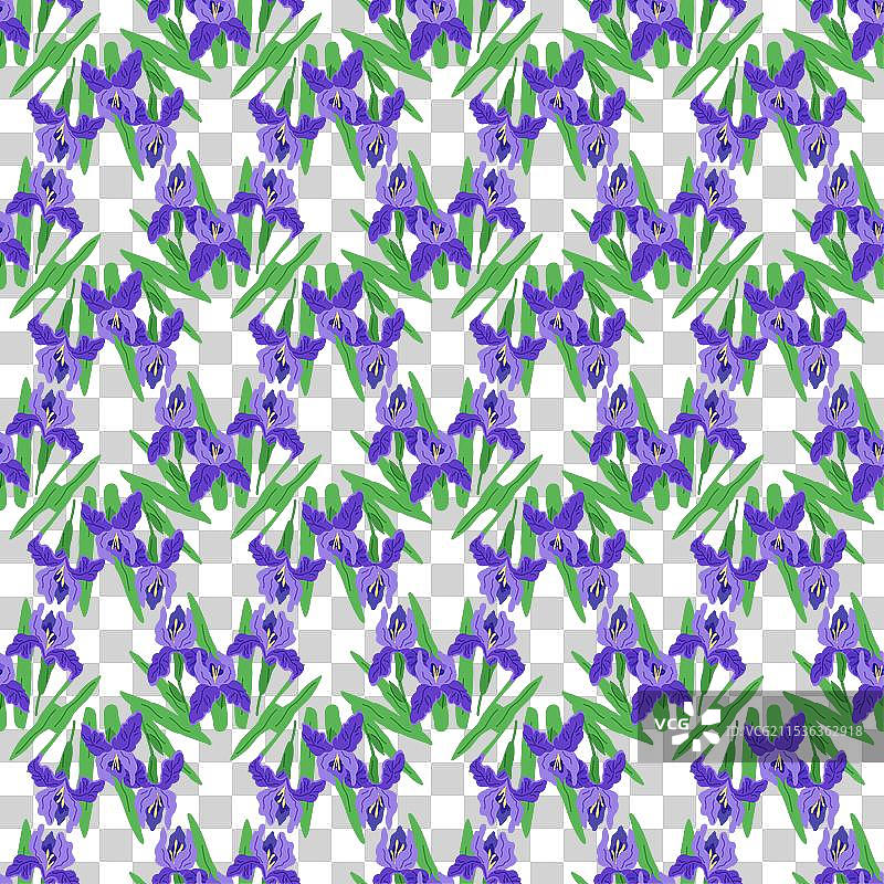 无缝花卉图案图片素材