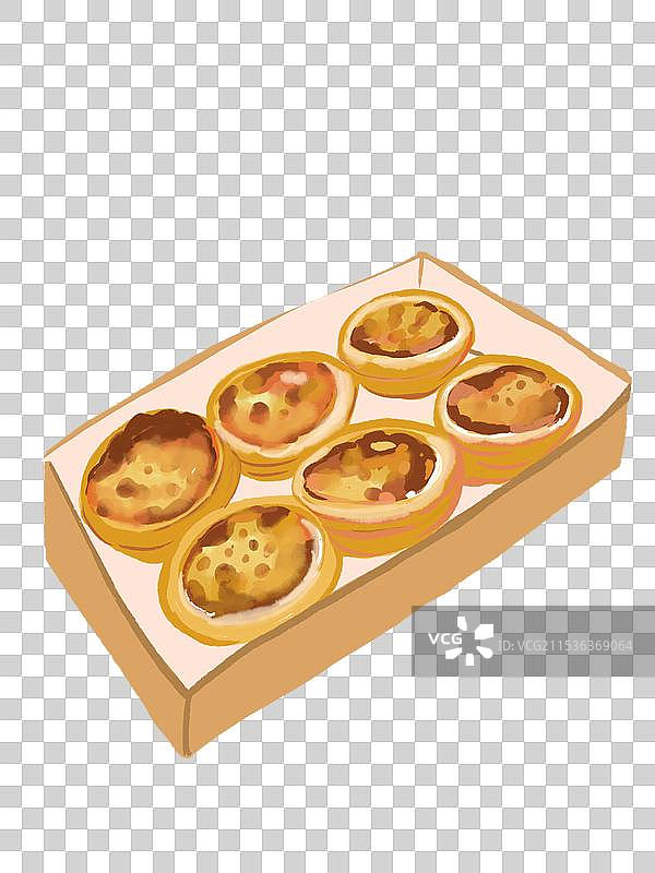 蛋挞元素图片素材