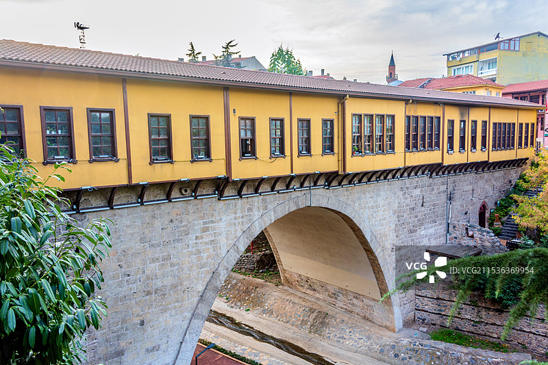 土耳其布尔萨伊尔甘地集市桥图片素材