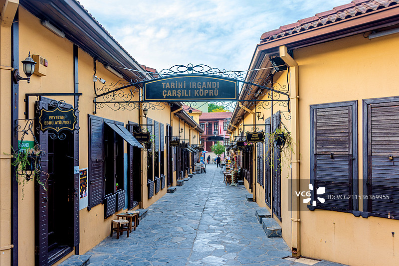 土耳其布尔萨伊尔甘地集市桥图片素材