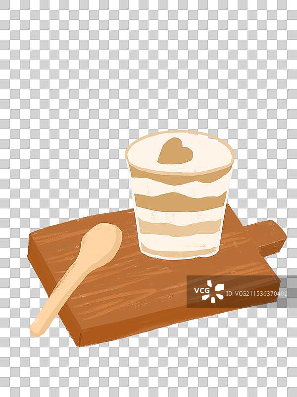 木糠布甸图片素材