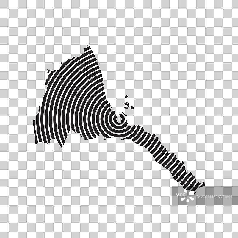 厄立特里亚地图图标图片素材