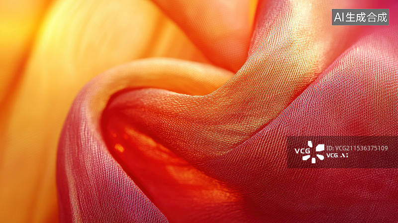 【AI数字艺术】丝绸布料纹理背景特写图片素材