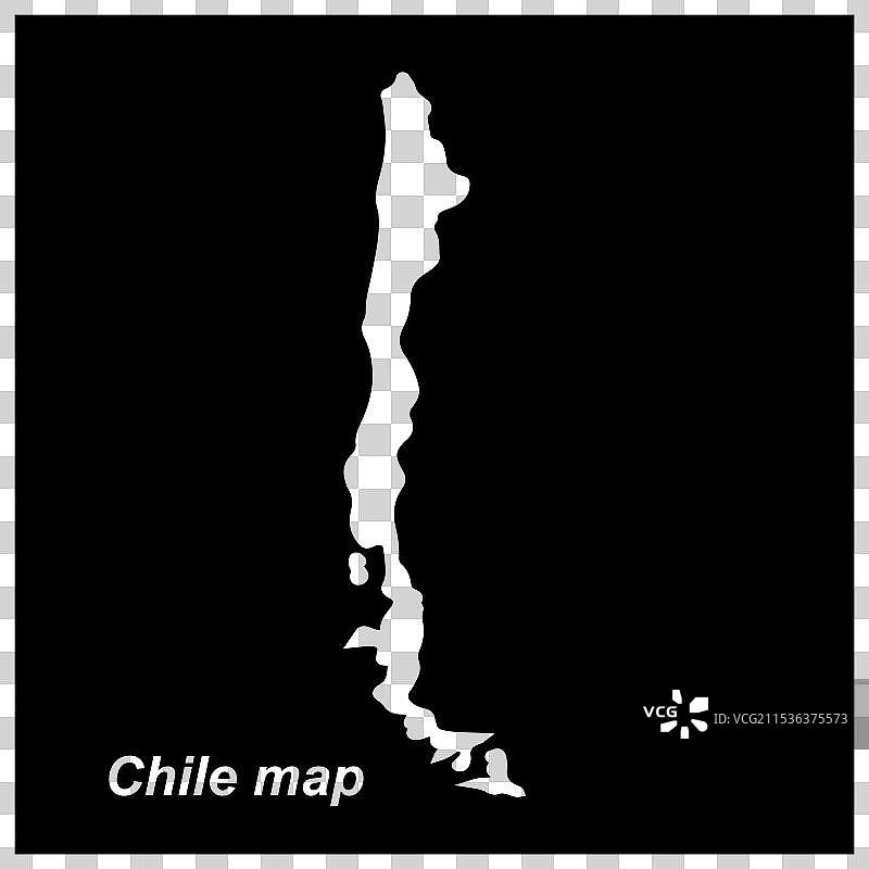 智利地区地图图片素材