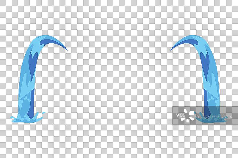 卡通泪滴图标，悲伤的哭泣流泪图片素材