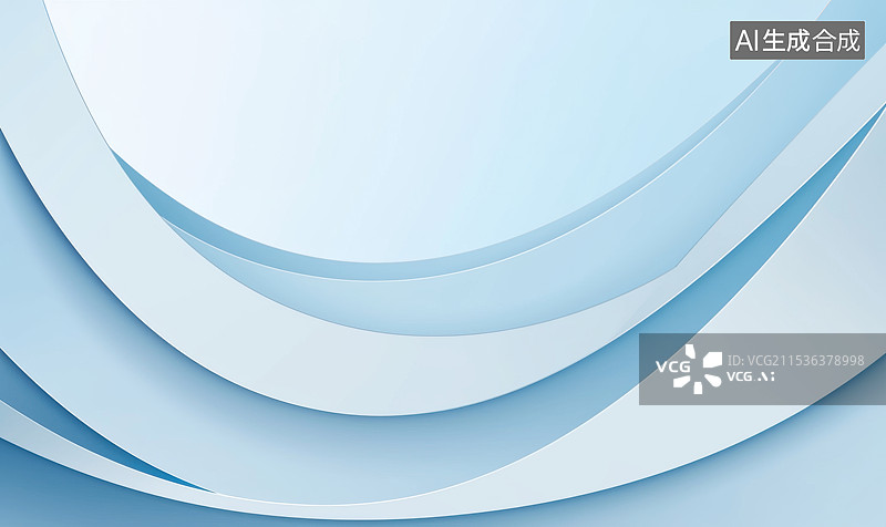 【AI数字艺术】商务科技背景几何曲线创意素材图片素材