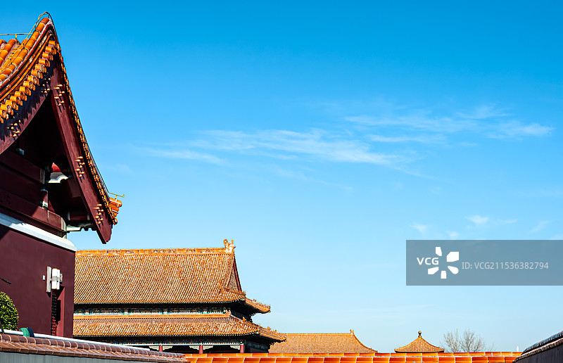 故宫天安门端门午门屋顶图片素材