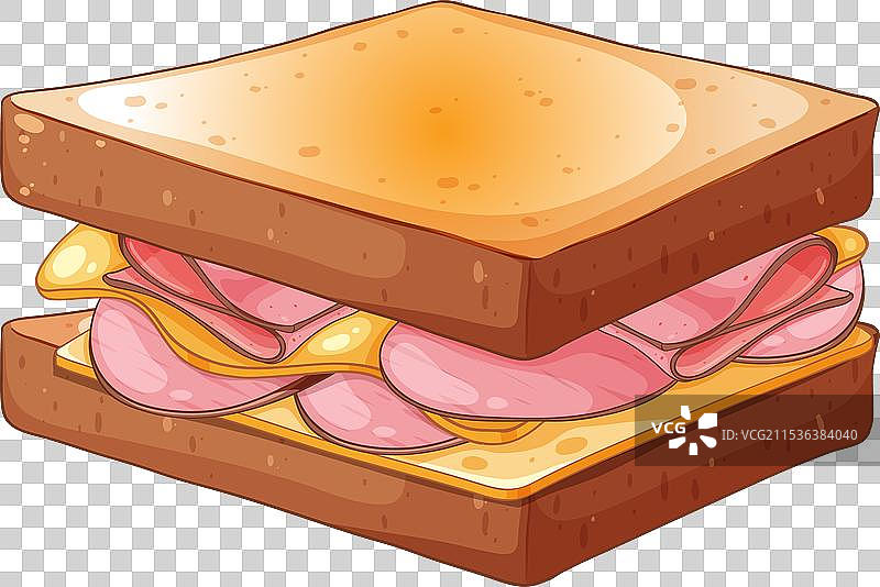 经典三明治图片素材