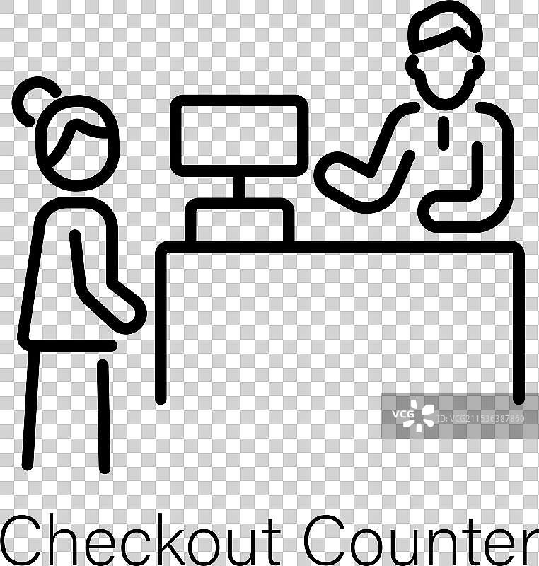 结账柜台图片素材