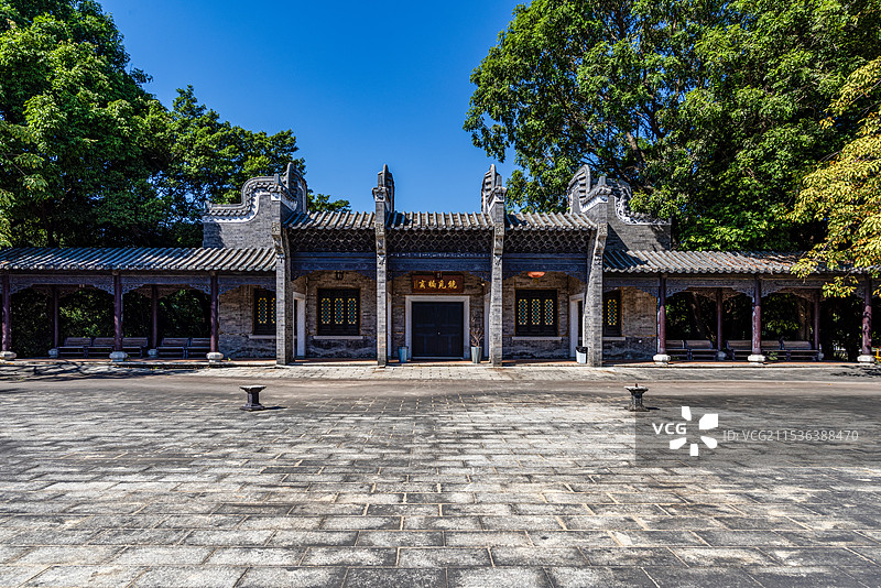 广东省东莞市道滘镇粤晖园岭南园林图片素材