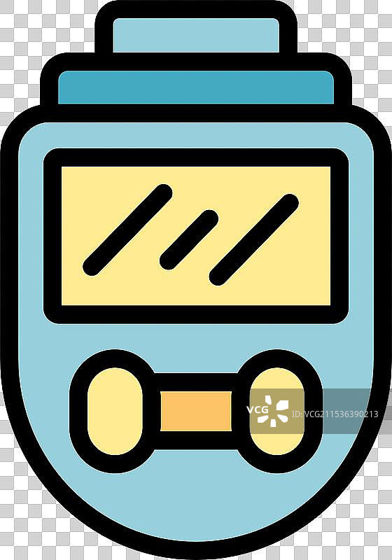 智能手表显示健身应用的哑铃图标图片素材