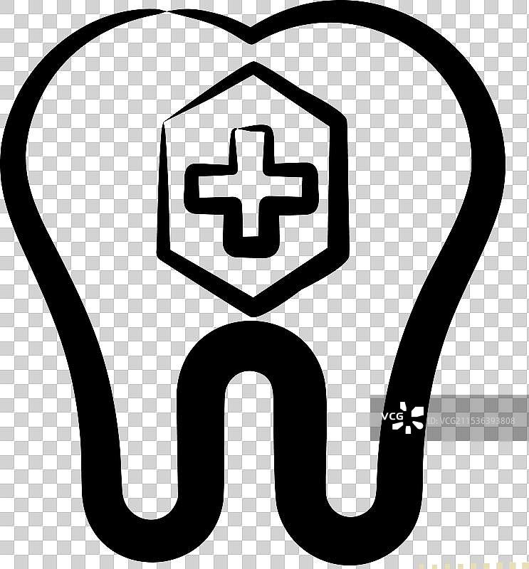 与牙医相关的氟化物图标手势图片素材