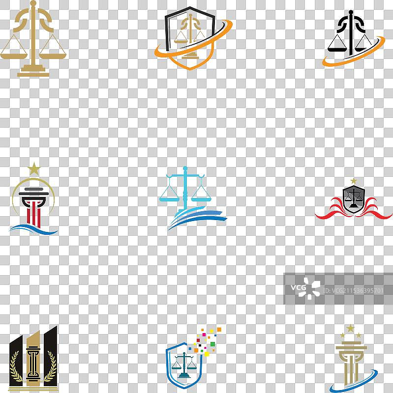 法律公正标志模板图片素材