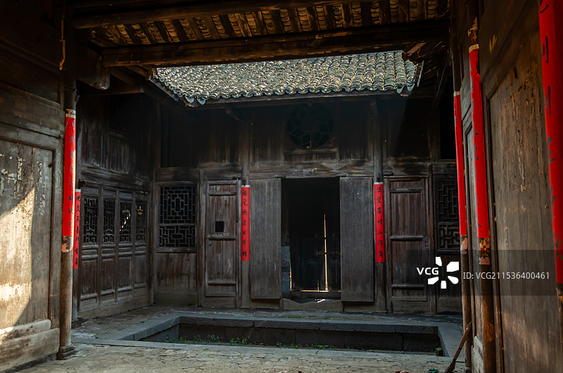 桂林灵川县白石乡秦家大院图片素材