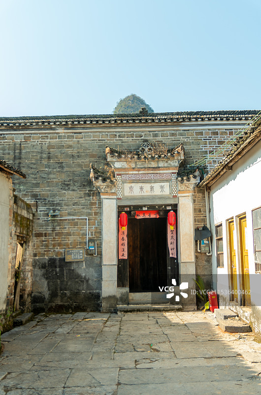 桂林灵川县白石乡秦家大院图片素材