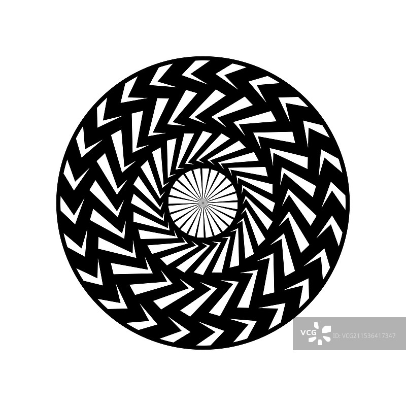 曲线和锯齿线的抽象背景图片素材