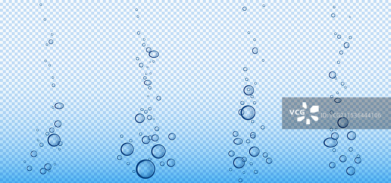 气泡水中的气泡图片素材