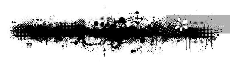 黑色长条形飞溅油漆纹理图片素材