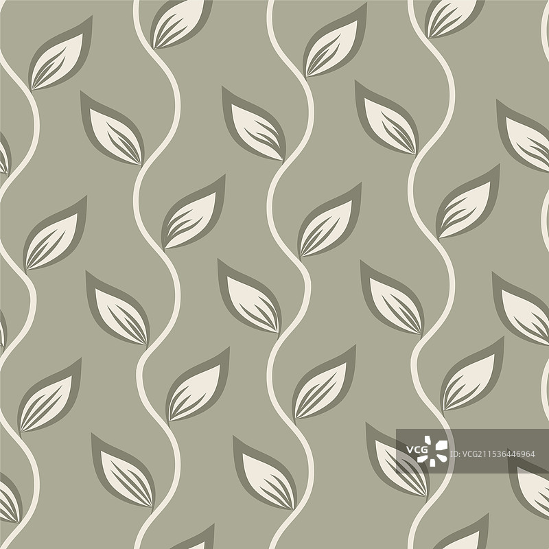 悬垂叶子无缝图案图片素材