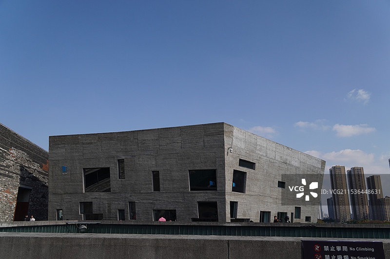 宁波博物馆外墙图片素材