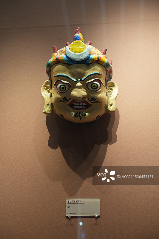 格萨尔王面具图片素材