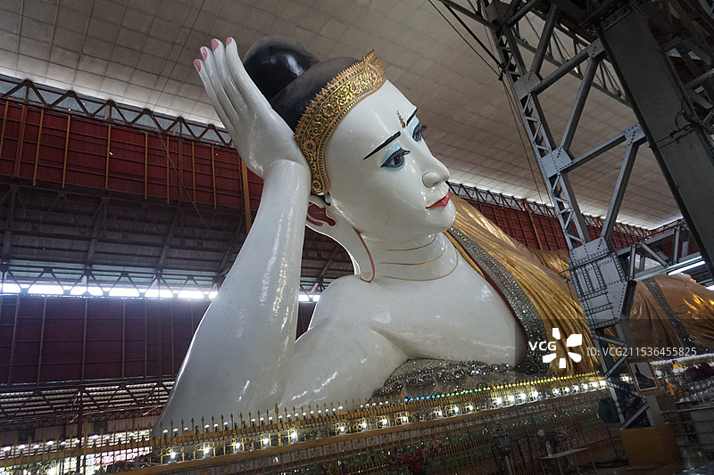 缅甸仰光街景，佛像，佛塔图片素材