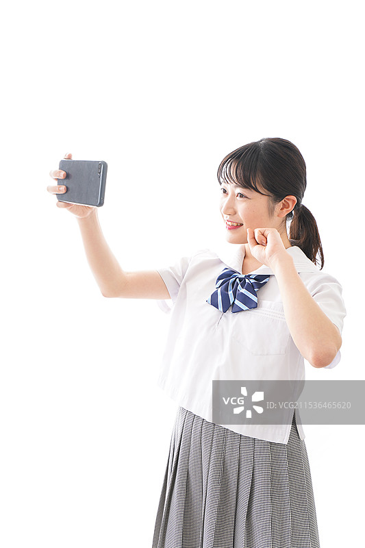 学生使用智能手机图片素材