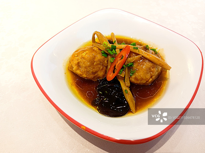 红焖黄陂圆子图片素材