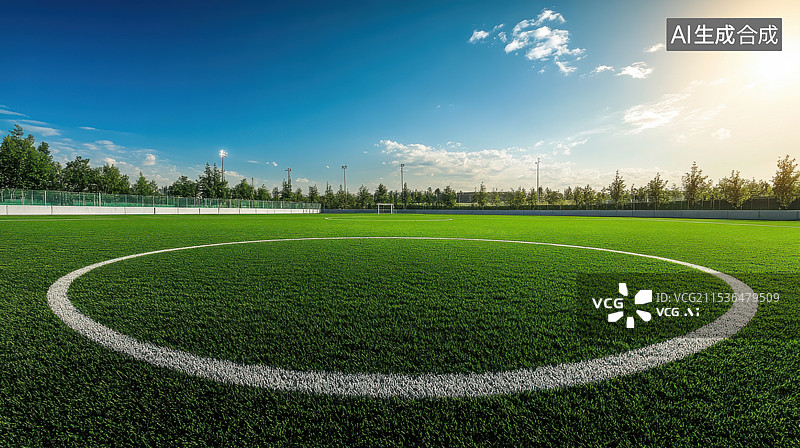 【AI数字艺术】户外体育场图片素材