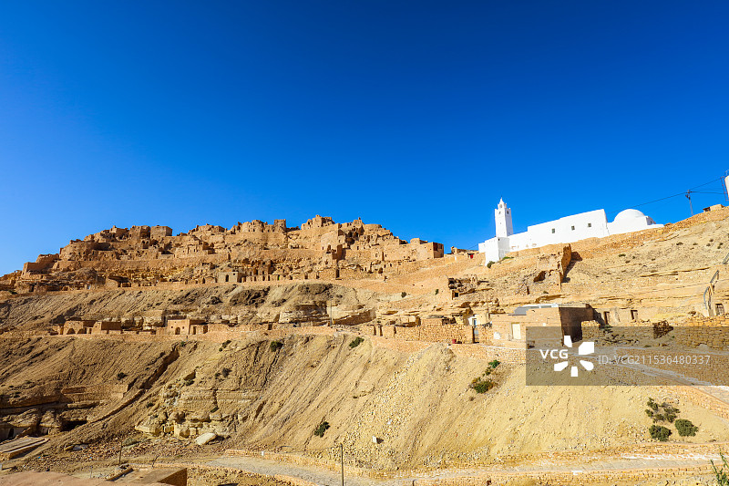 突尼斯Chenini村落图片素材