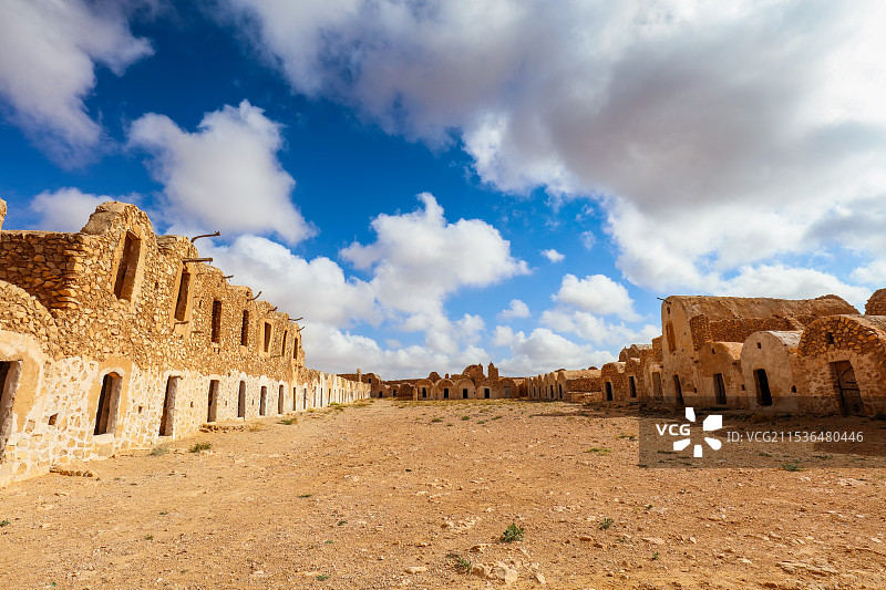 突尼斯洞穴民居图片素材