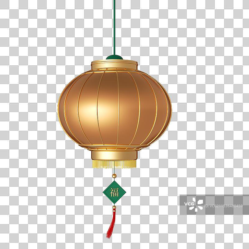 C4D渲染新中式国风高级感节日新年春节元旦跨年年会剪纸灯笼对联祥云折扇梅花3D插画元素图片素材