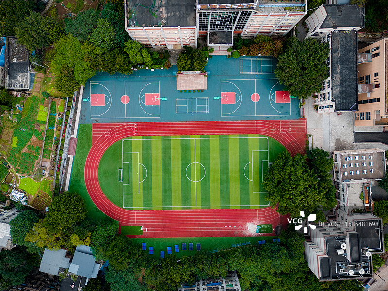 重庆三十九中航拍图片素材